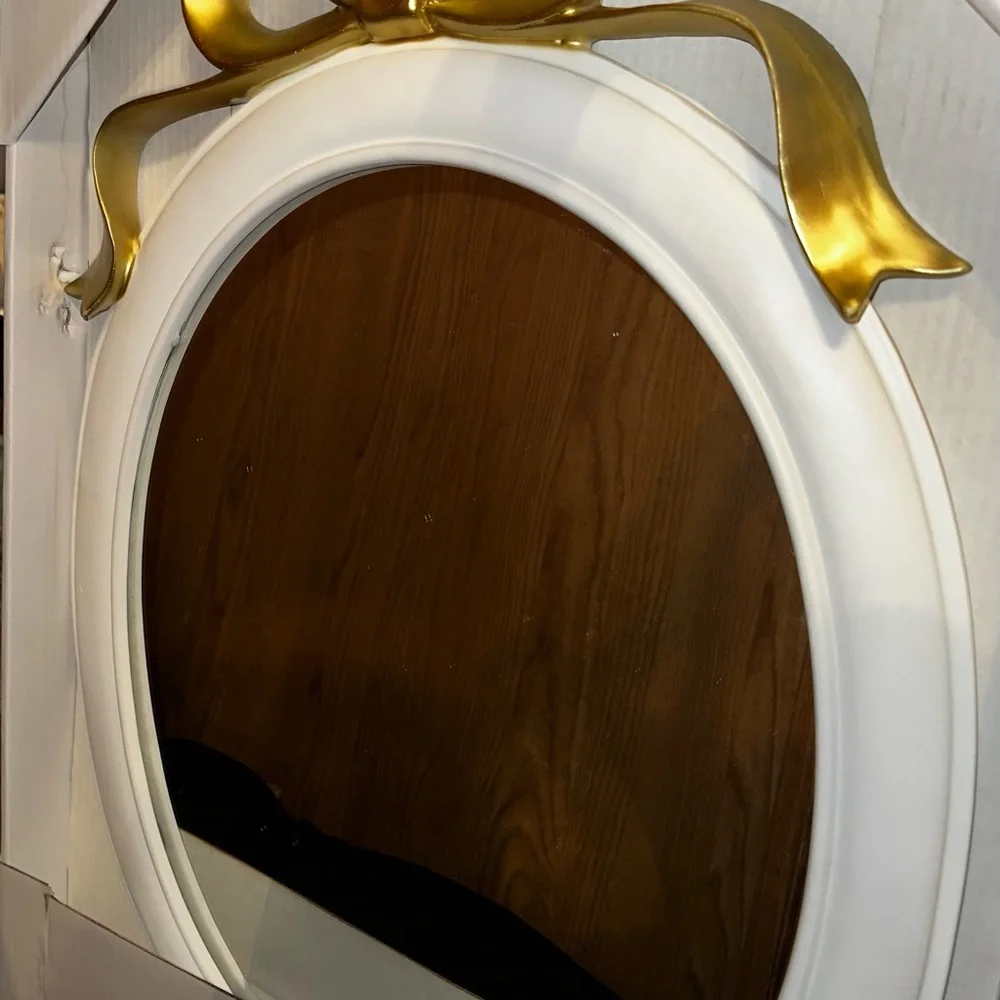 Surrey & Selena New Viral TikTok  Gold Bow Coquette Vanity Mirror 20 x28”